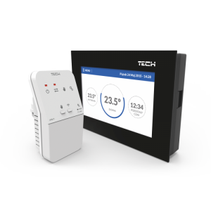 TECH ST-283 C WiFi – безпроводной программирующий комнатный регулятор скрытого монтажа + WiFi