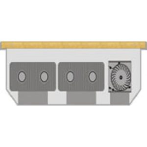 Внутрипольный конвектор FanCoil FCF 09 plus PREMIUM (1000 мм)