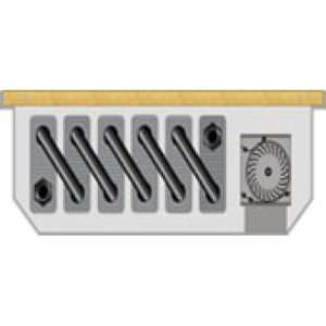 Внутрипольный конвектор FanCoil FCF 12 plus +4 PREMIUM (1000 мм)