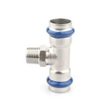 Трійник з зовнішньою різьбою ASG INOX 54×3/4″