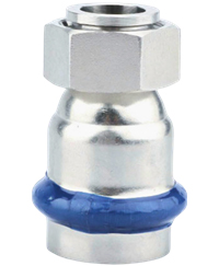 Перехідник з накидною гайкою ASG INOX 15х1/2″