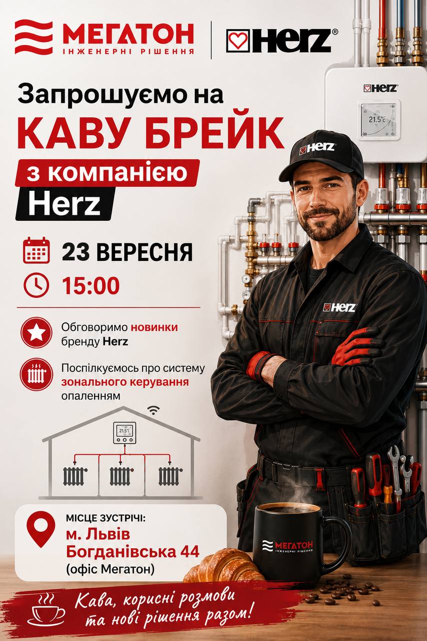 Запрошуємо на КАВУ БРЕЙК з компанією Herz